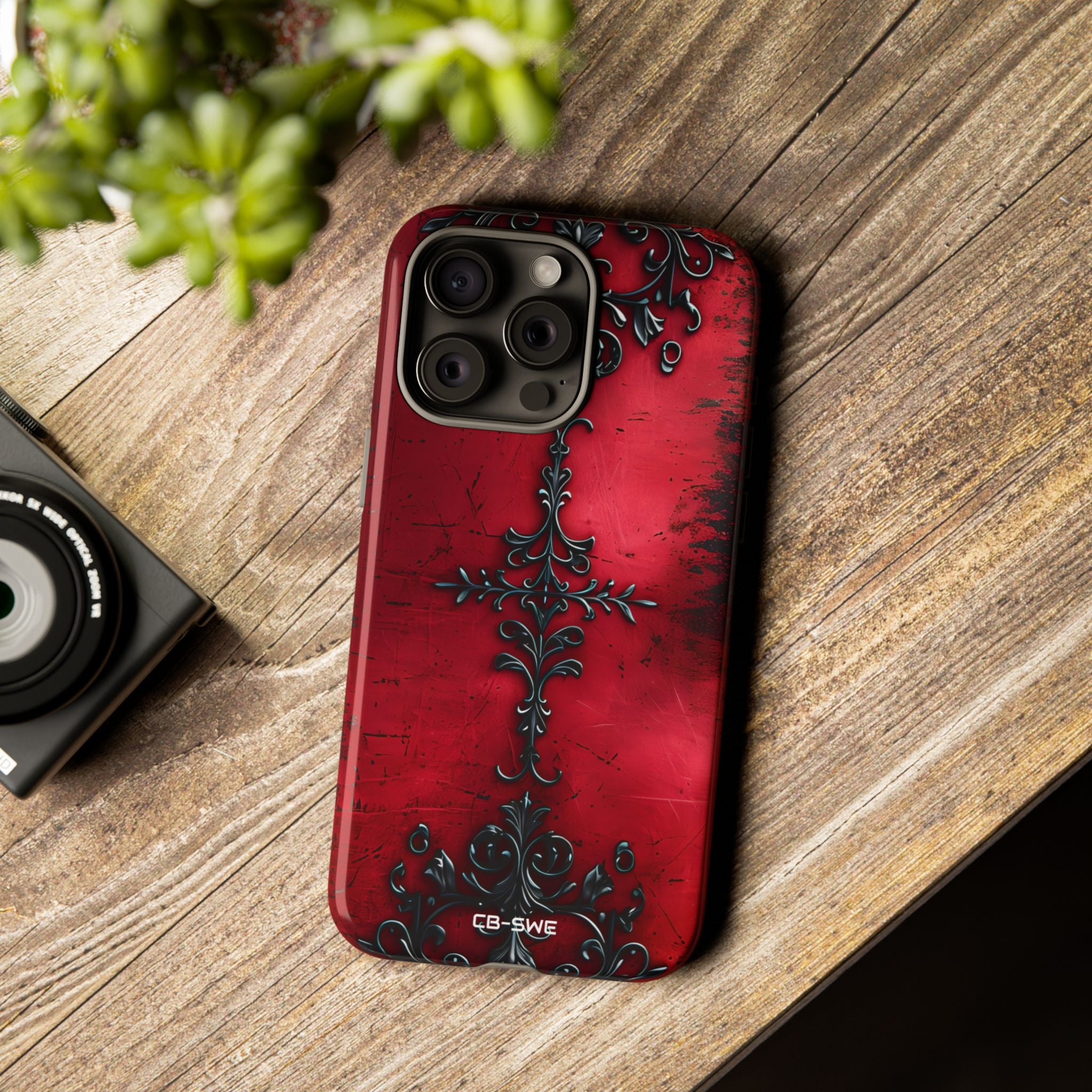Gothic Crimson Emblem - iPhone Case