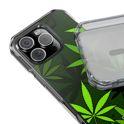 Green Leaf Symmetry iPhone Case - Impact