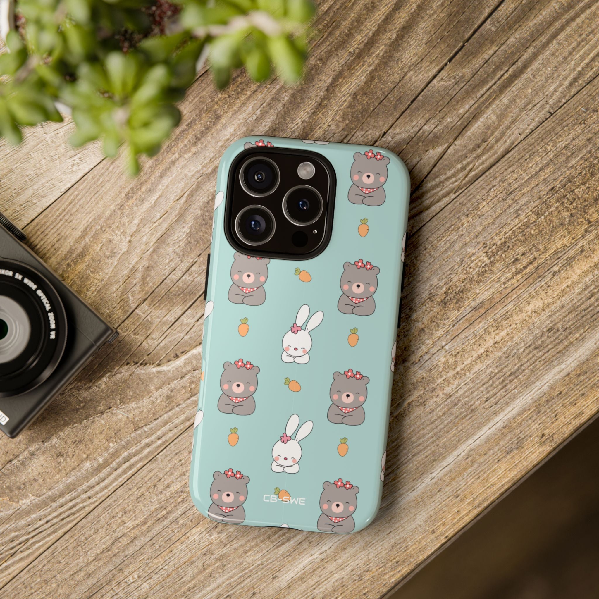 Bunnies Gather Carrots - iPhone Case