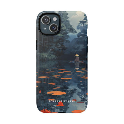 Tranquil Lotus Reflections iPhone 15 | Tough+ Phone Case