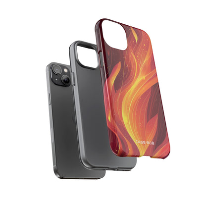 Flaming Flow iPhone 14 Plus Case - Tough