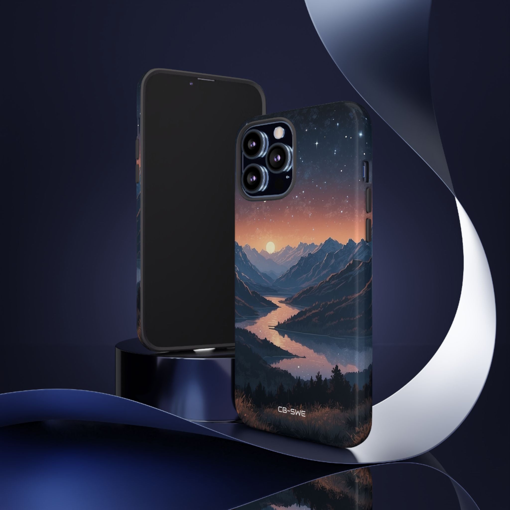 Mountains Embrace Light - iPhone Case