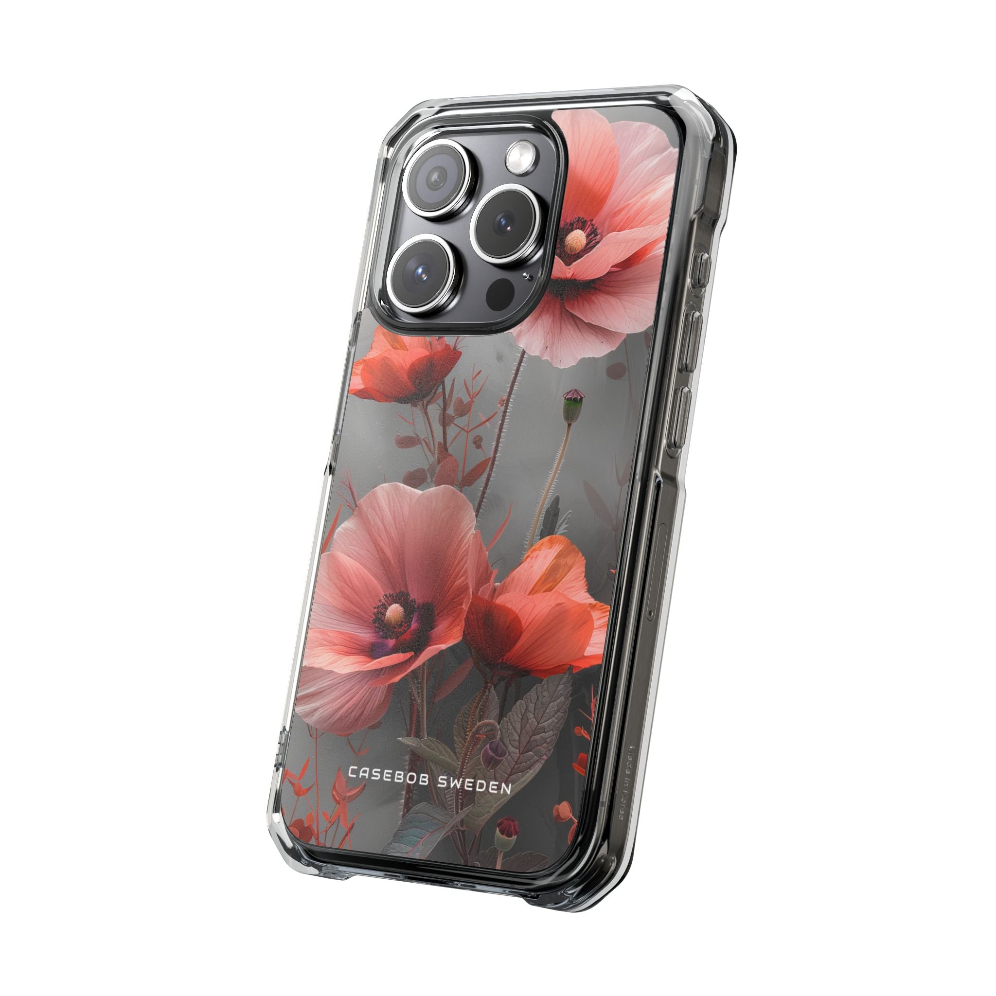 Ethereal Floral Elegance iPhone 15 - Clear Impact Phone Case