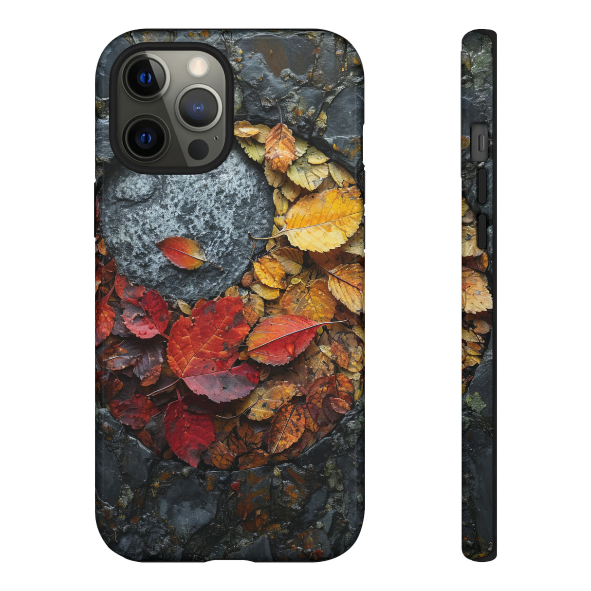 Autumn Peace Leaf Sign - Protective Phone Case