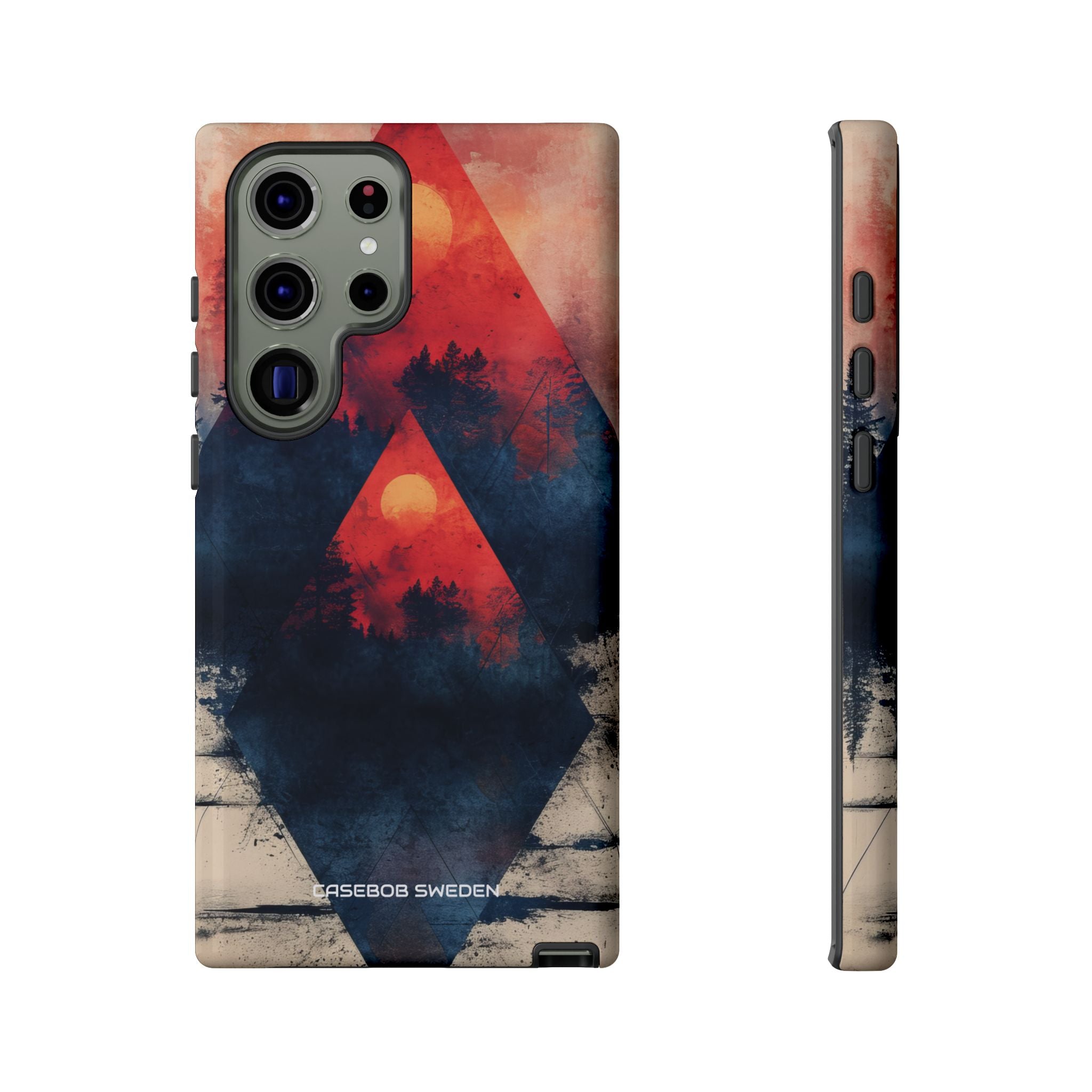 Red Sky Serenity - Tough Samsung S23 Phone Case