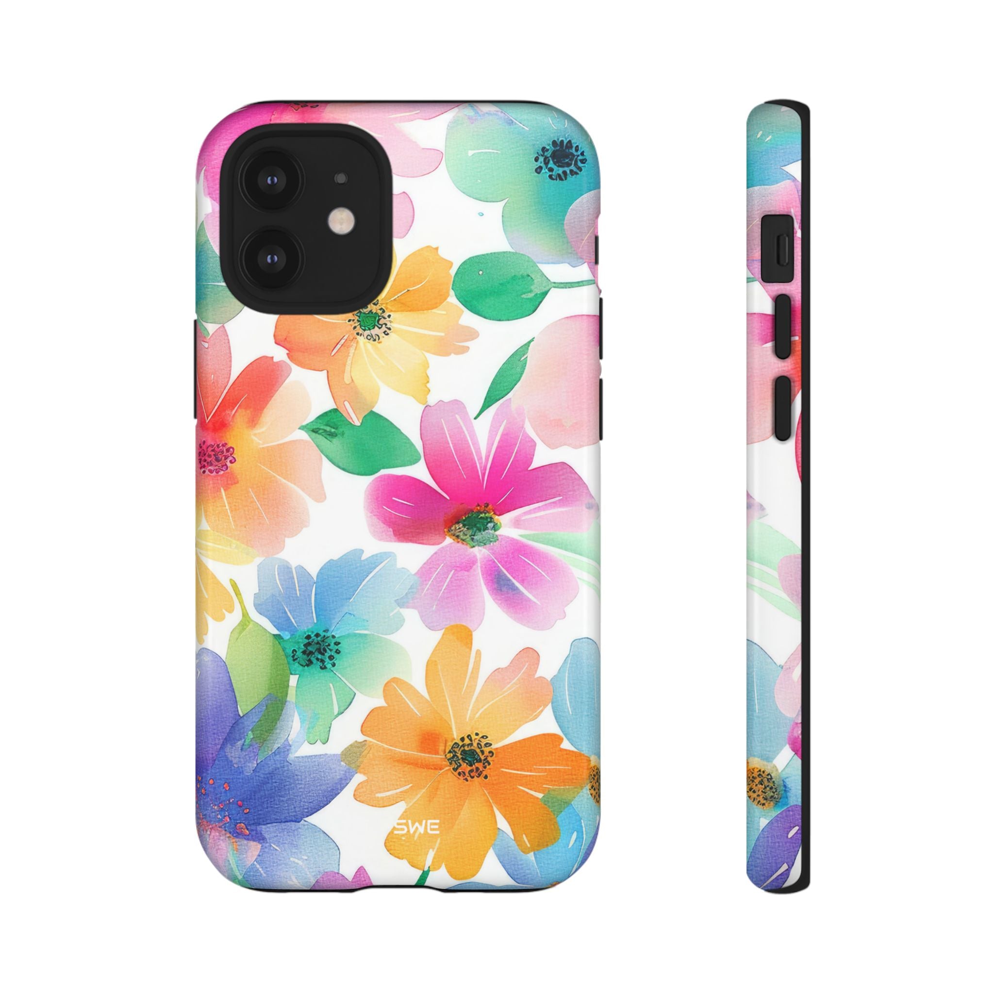 Vibrant Floral Impression - iPhone Case