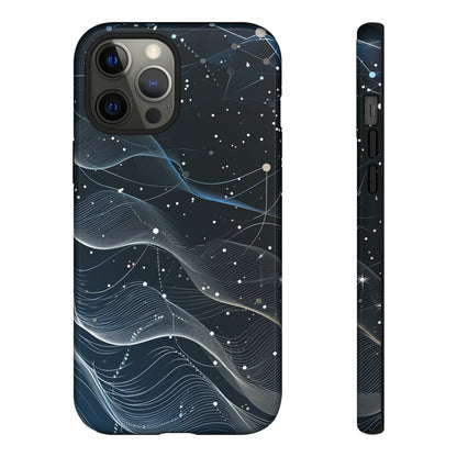 Connectivity Wave: Network Gradient - Protective Phone Case