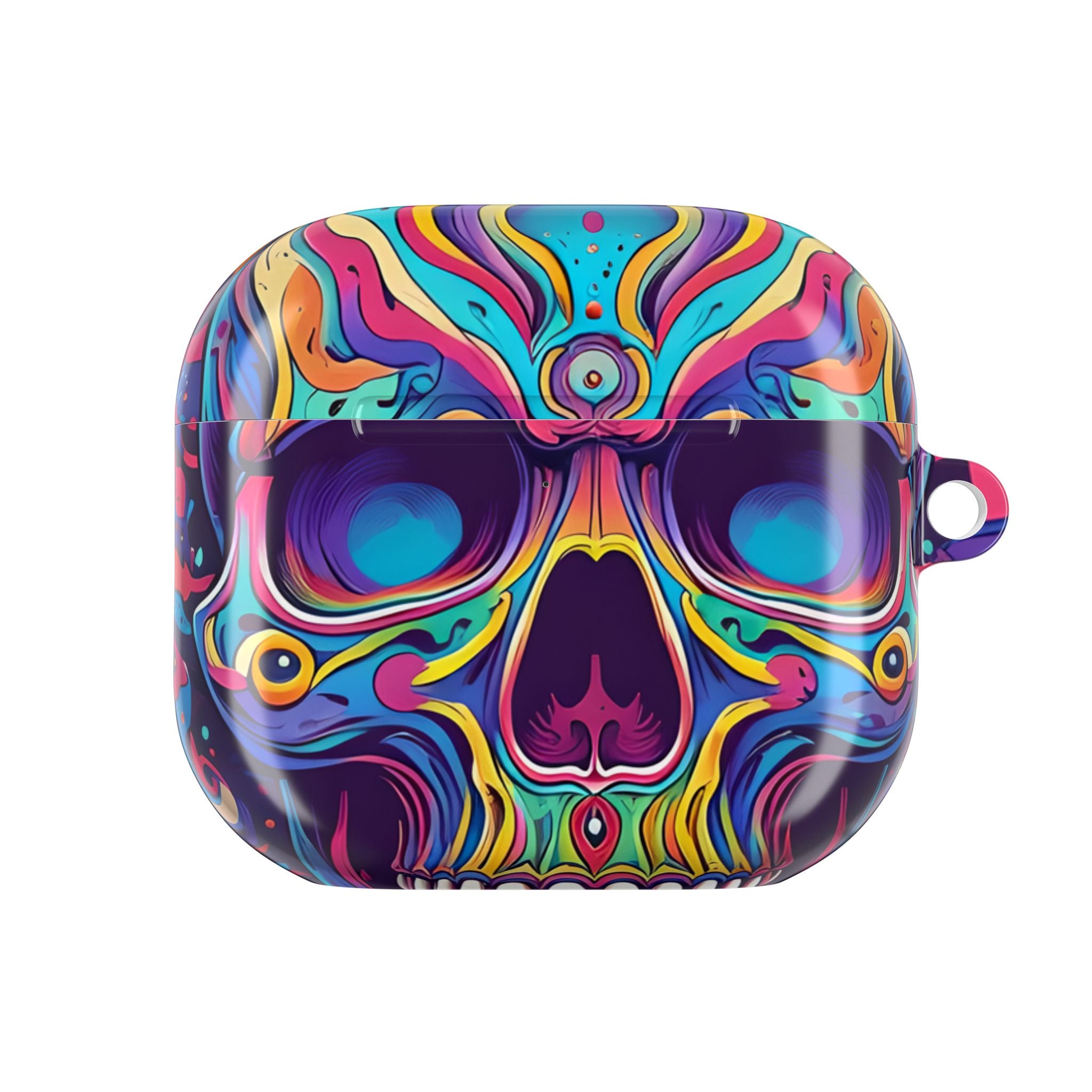 Psychedelic Skull - AirPods Case