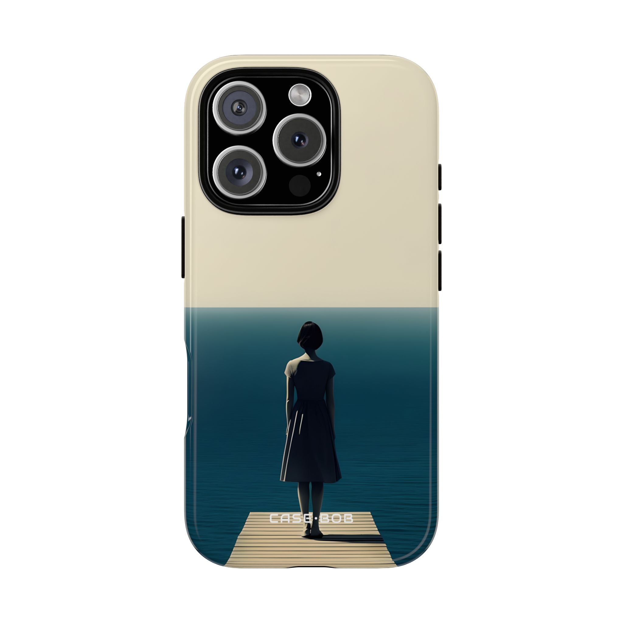 Dockside Silhouette iPhone 16 Pro Case - Tough