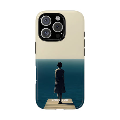 Dockside Silhouette iPhone 16 Pro Case - Tough