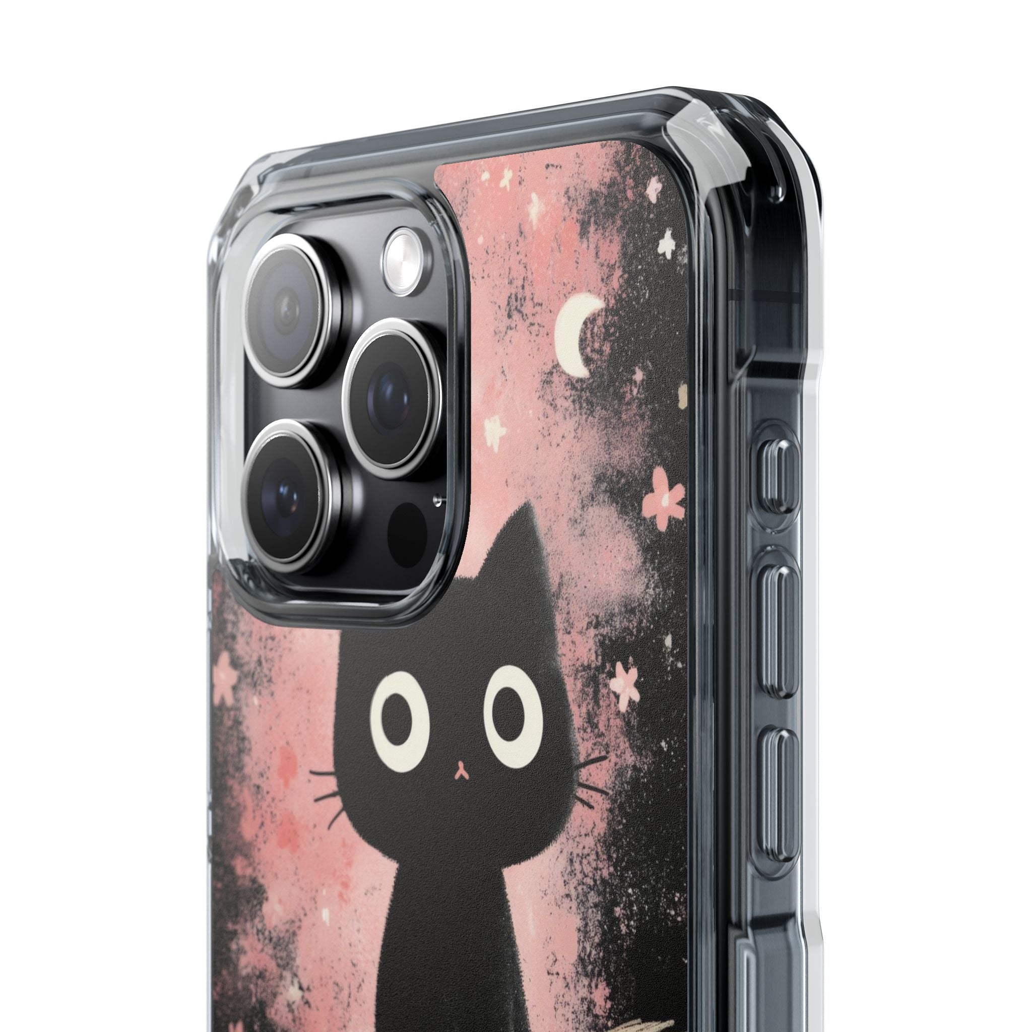 Whimsical Cat Soars iPhone Case - Impact