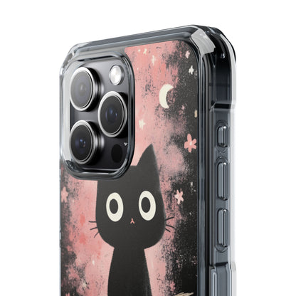 Whimsical Cat Soars iPhone Case - Impact