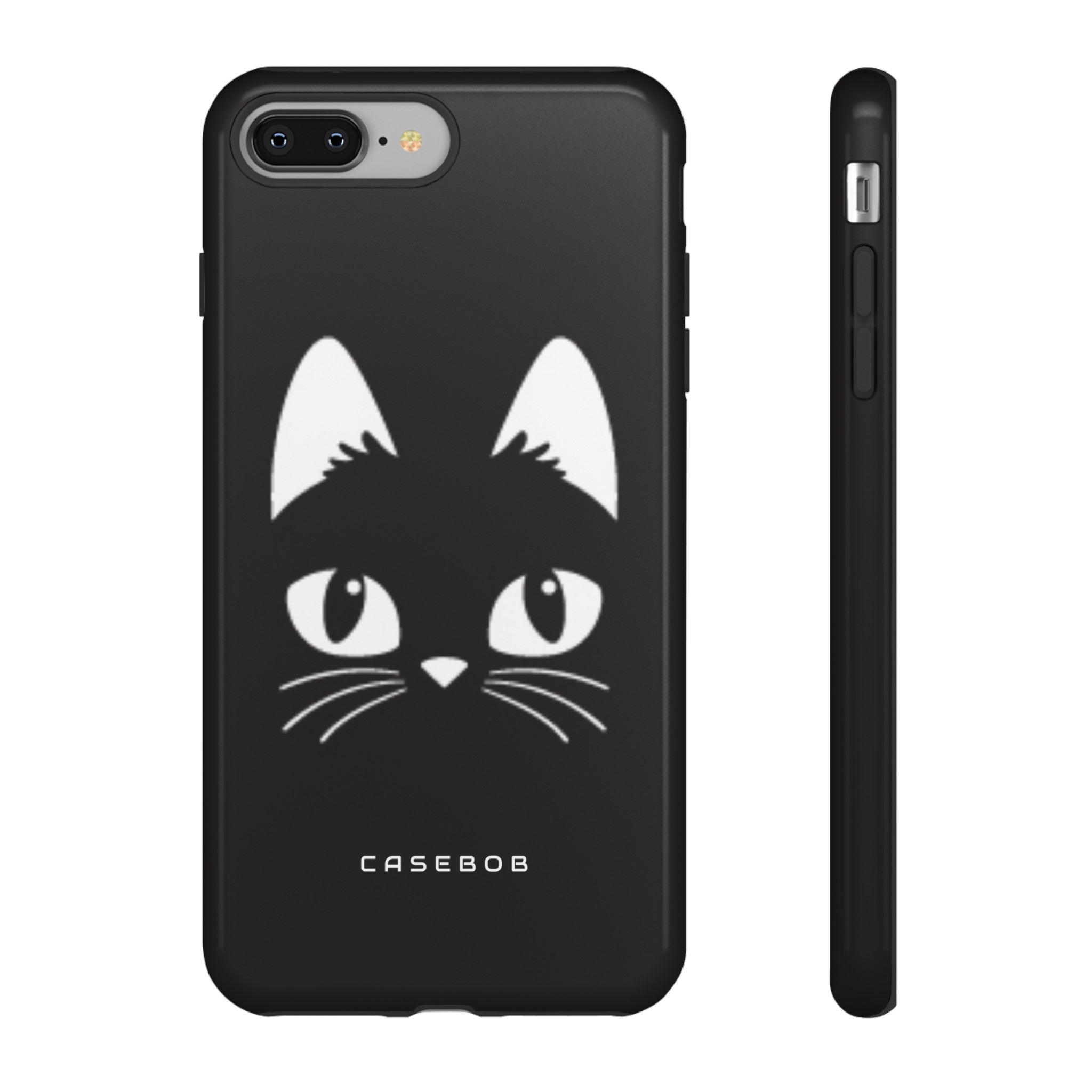 Cartoon Cat Icon - Protective Phone Case