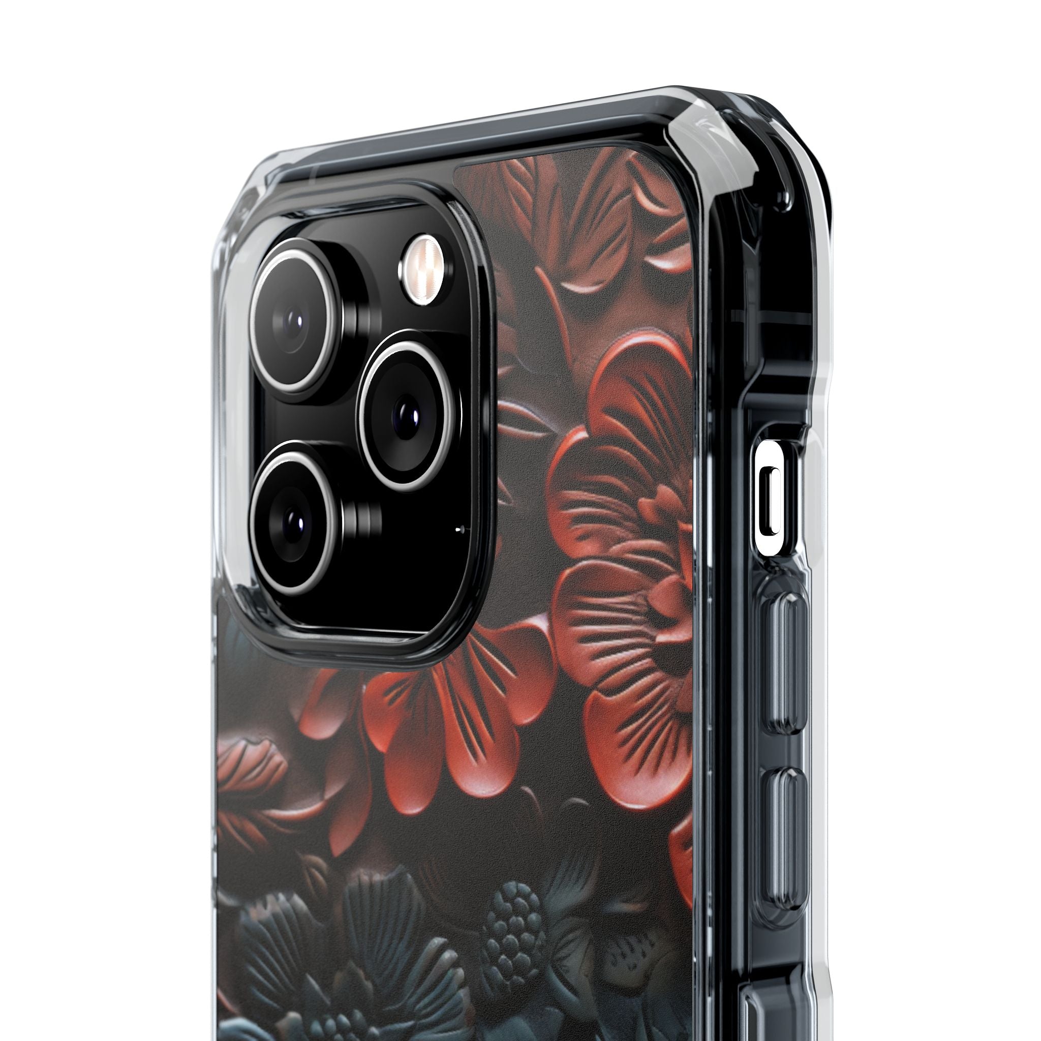 Sculpted Floral Elegance iPhone Case - Impact