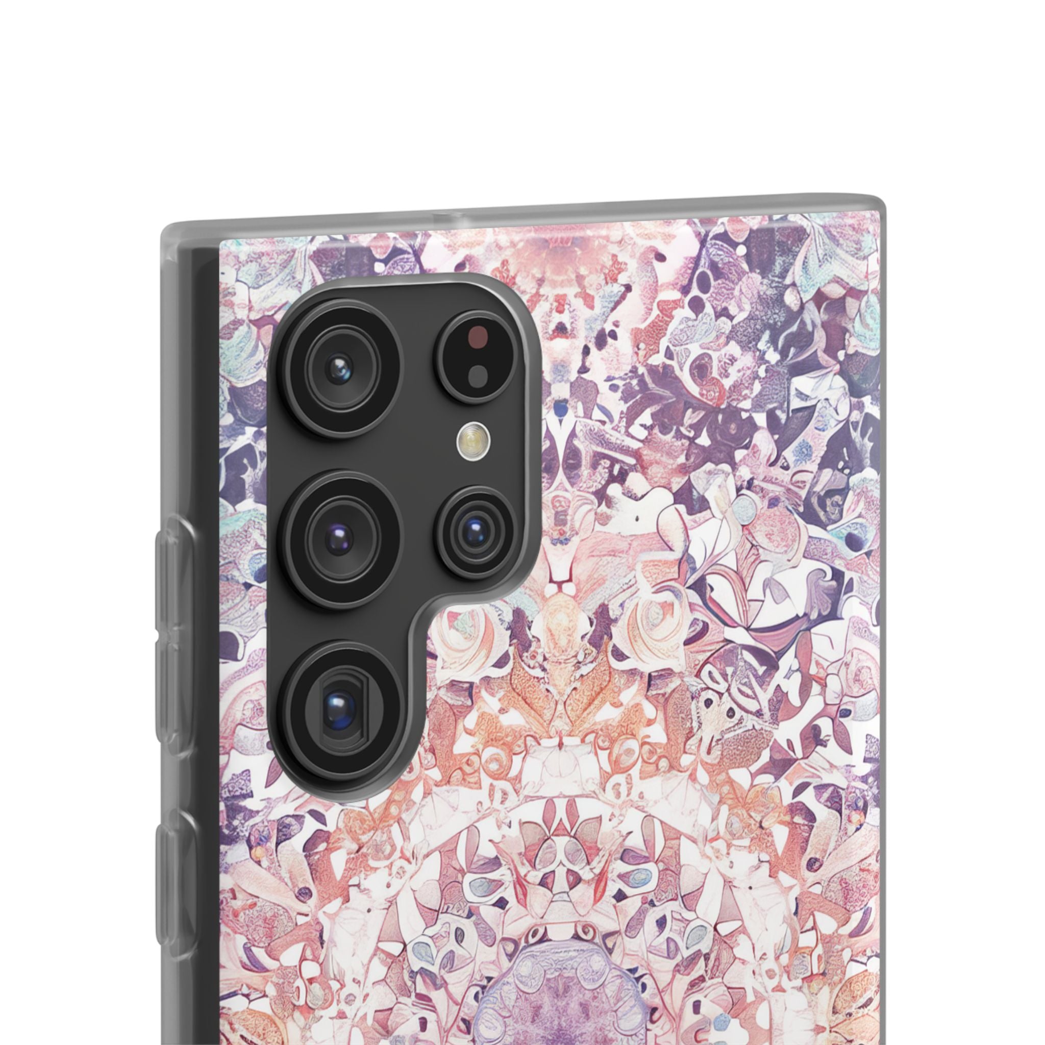 Purple Pink Mandala - Flexi Samsung S22 Phone Case