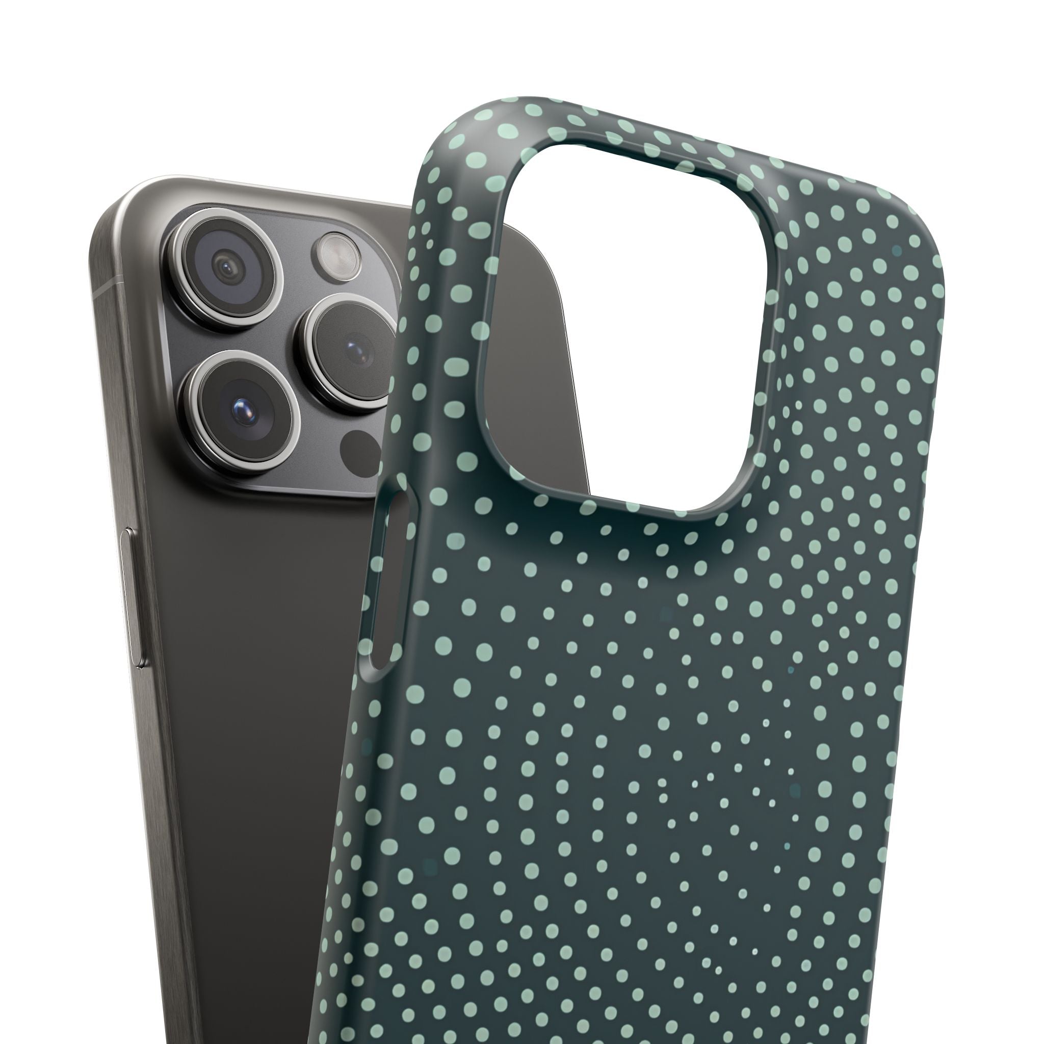 Teal Rippleflow iPhone 15 - Slim Phone Case