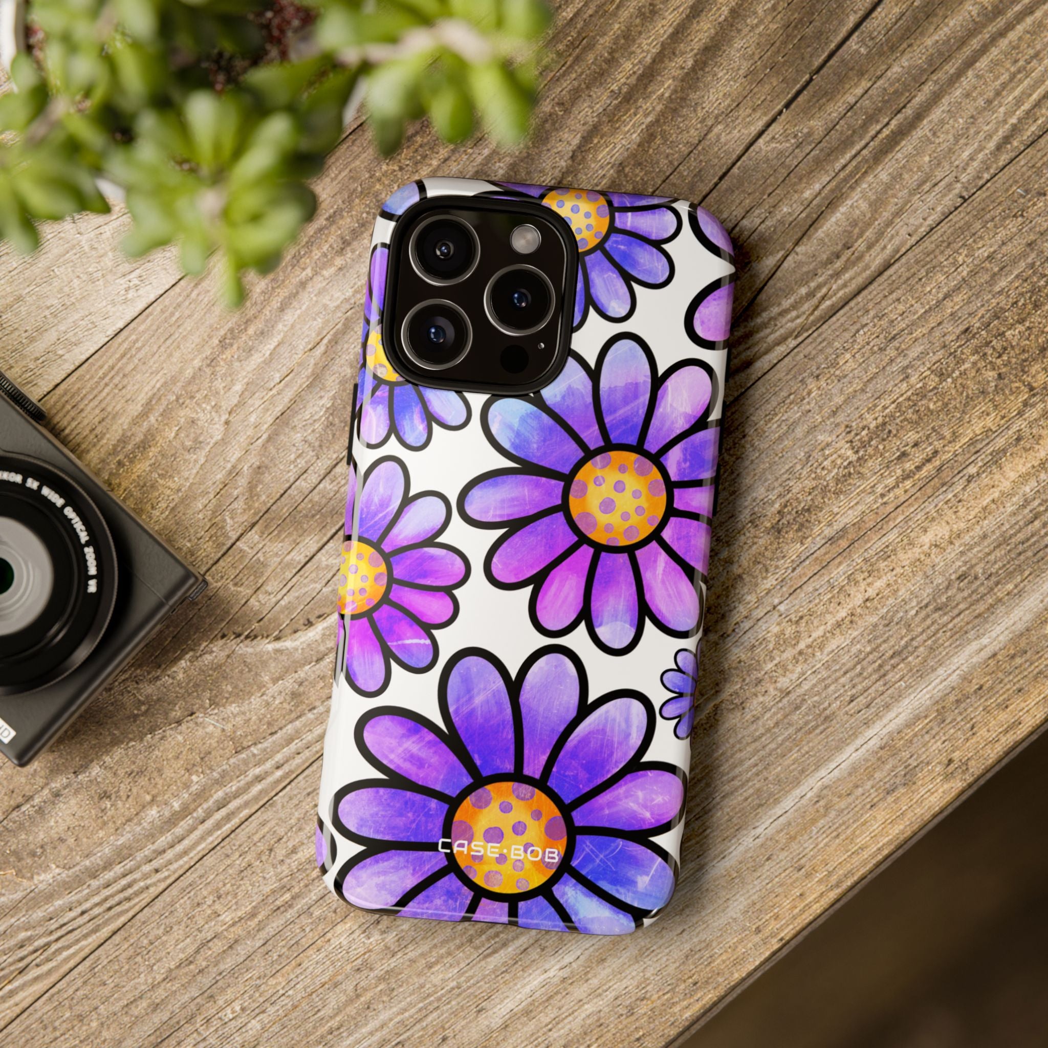 Polka Dot Blooms iPhone 16 Pro Max Case - Tough