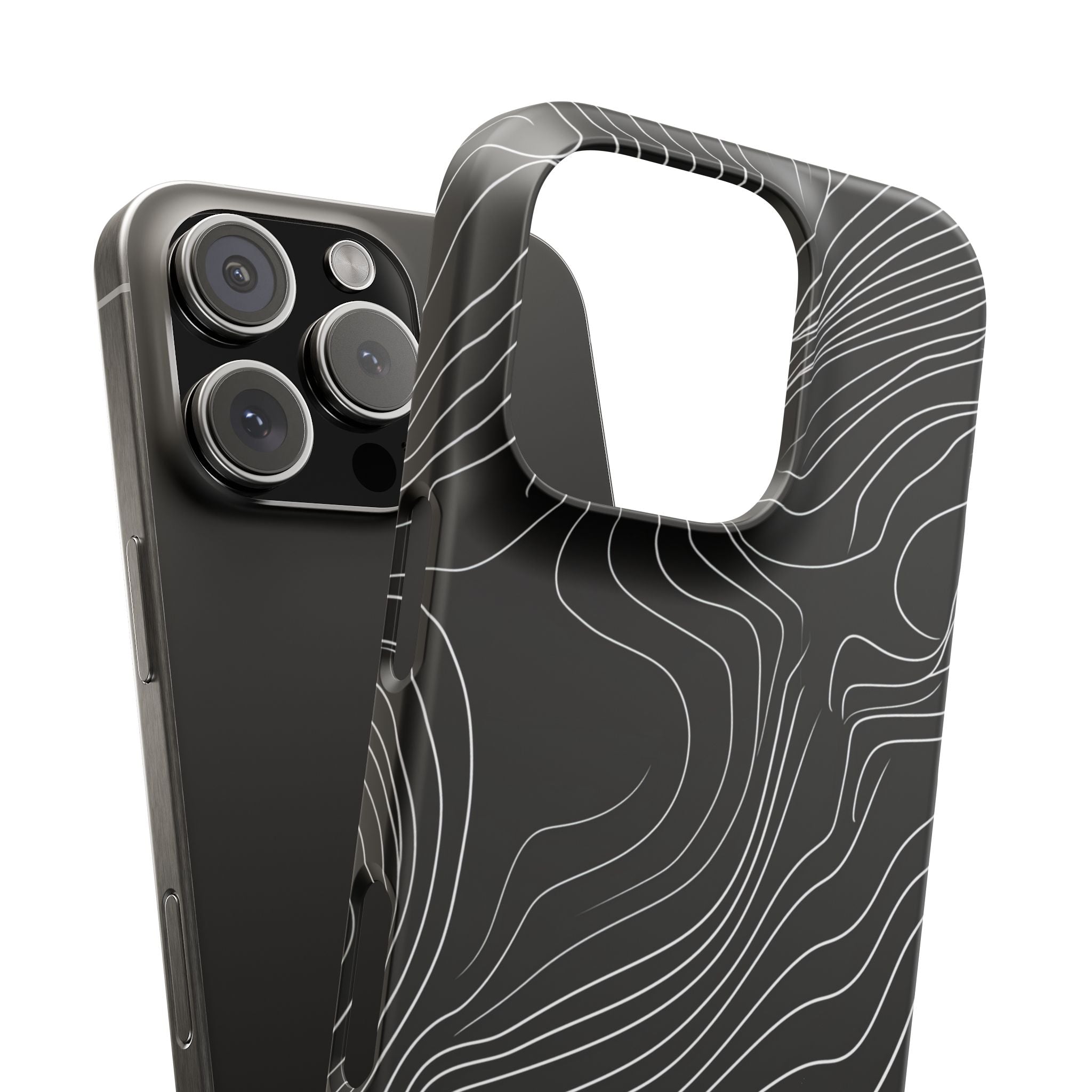 Contour Waveform Flow iPhone 16 - Slim Phone Case