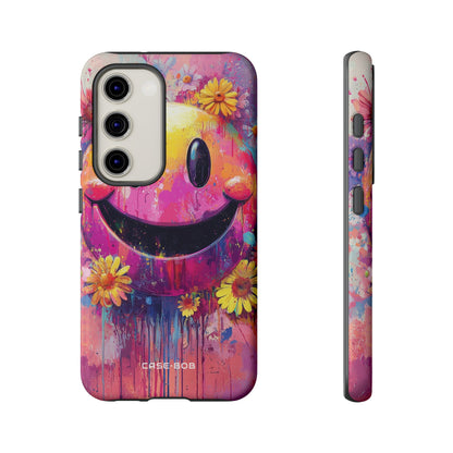Smiley Bloom Samsung S23 Case - Tough