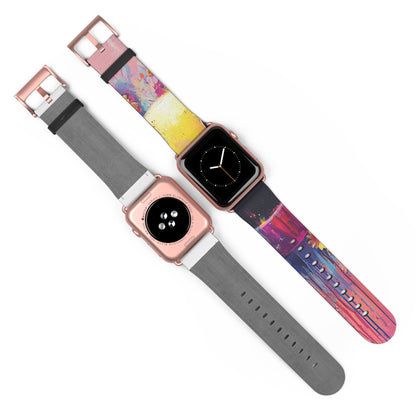 Smiley Bloom Drip - Watch Band