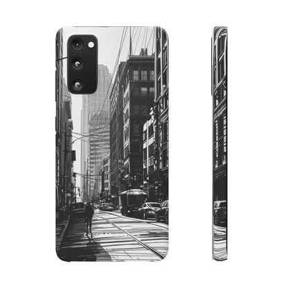 Urban Cityscape Line Perspective Samsung S20 - Slim Phone Case