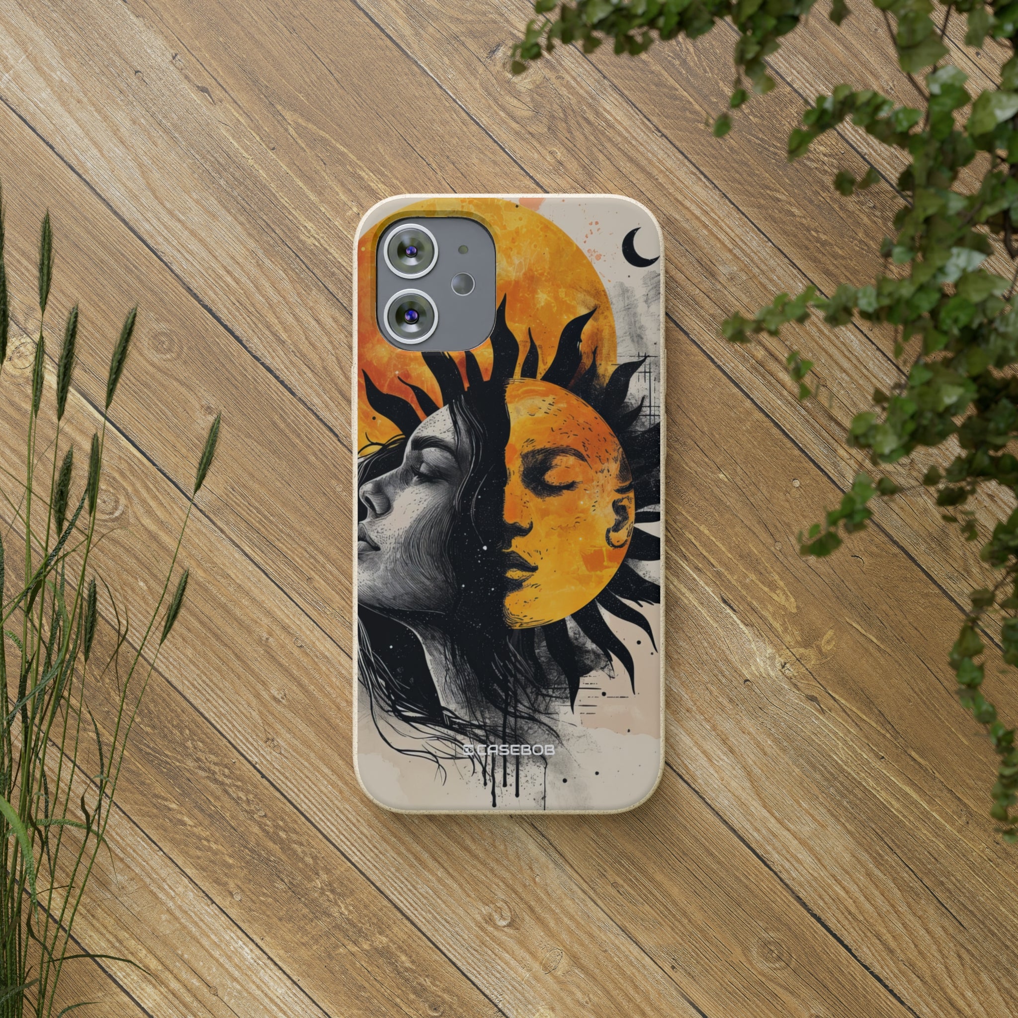 Sunlit Duality | Biodegradable Phone Case