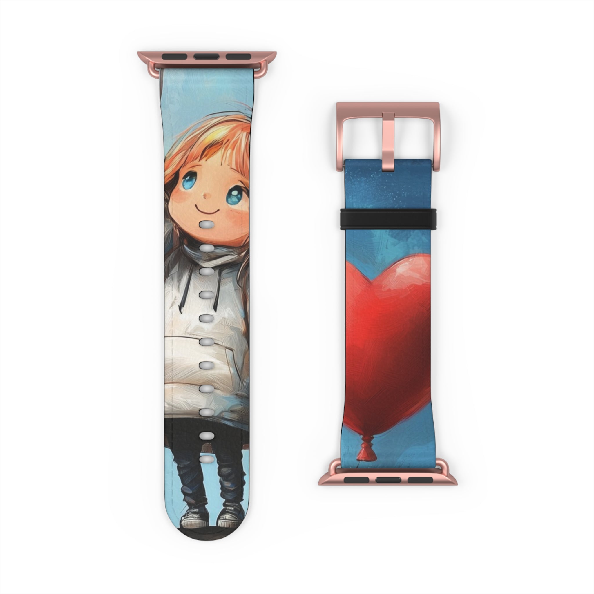 Heart Balloon Glow - Watch Band