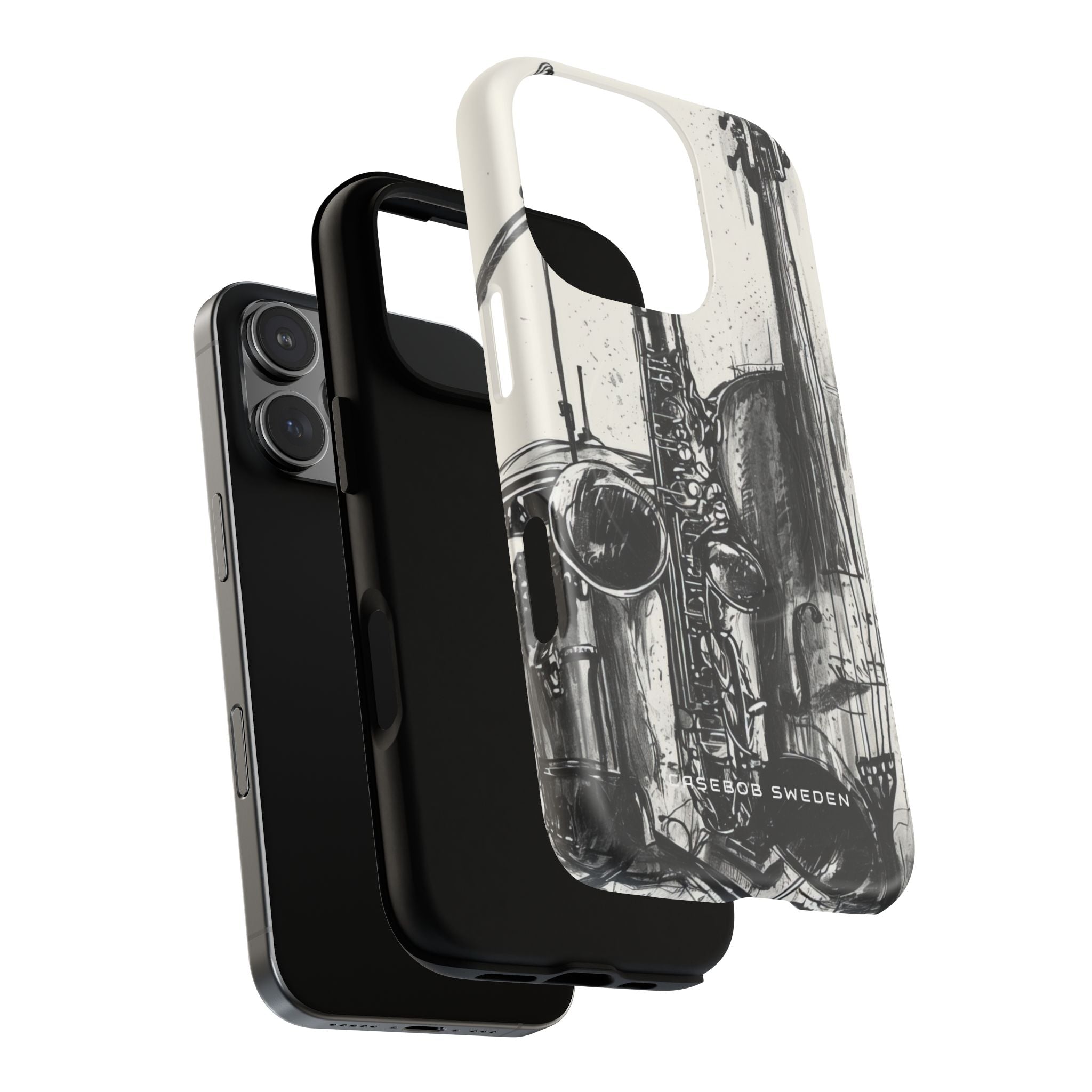 Jazz Instrument Line Symphony iPhone 16 | Tough+ Phone Case