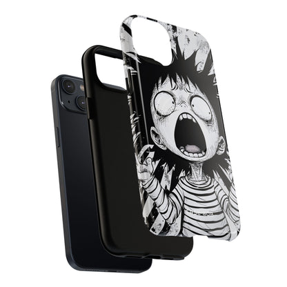 Screaming Stripes iPhone 14 Plus Case - Tough+