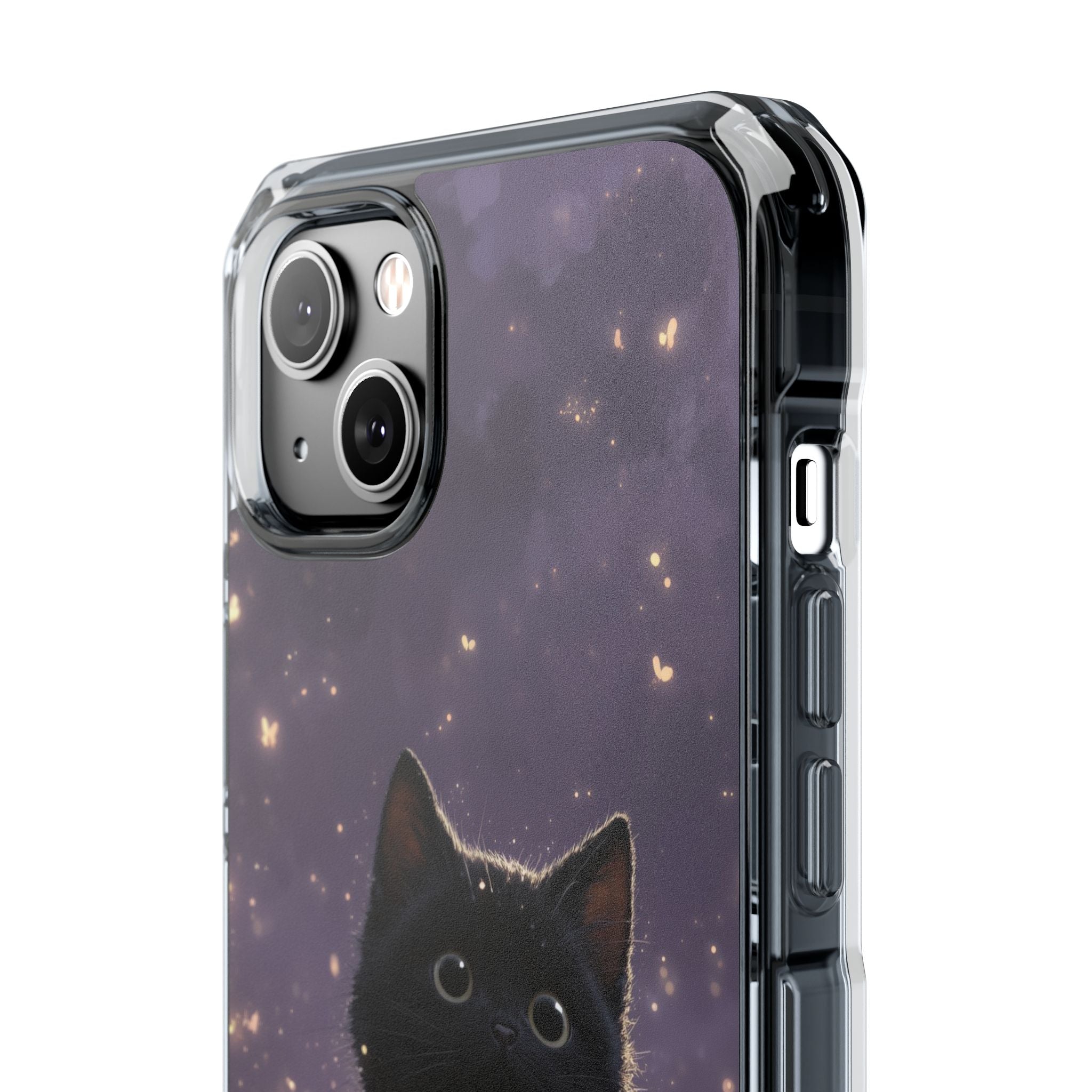 Whimsical Cat Soars iPhone Case - Impact