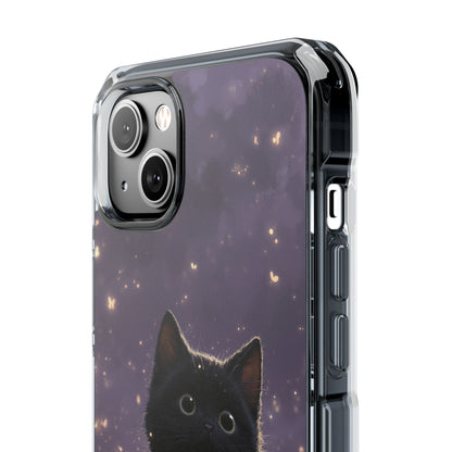 Whimsical Cat Soars iPhone Case - Impact