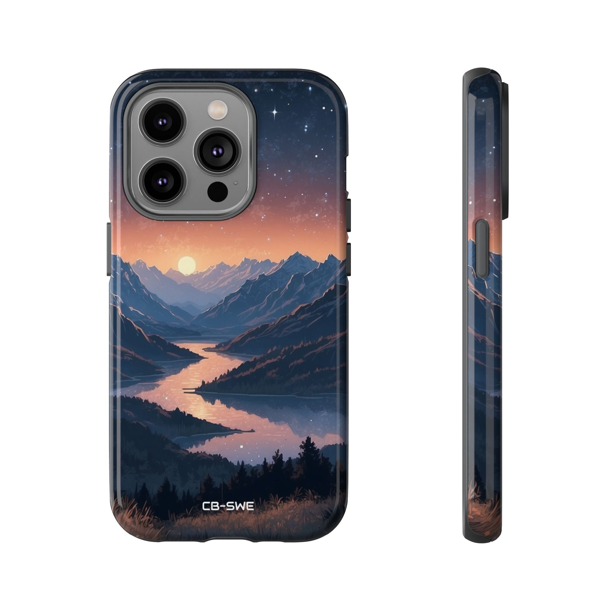 Mountains Embrace Light - iPhone Case