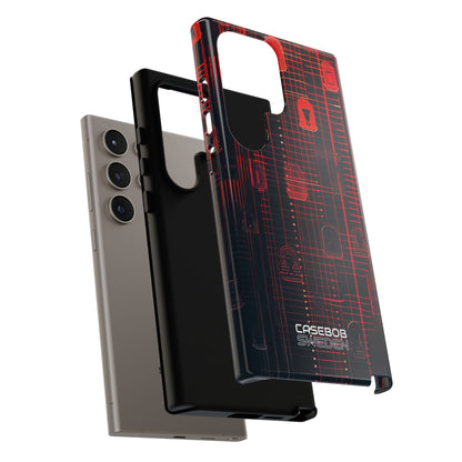 Cyber Locks Grid Samsung S24 - Tough