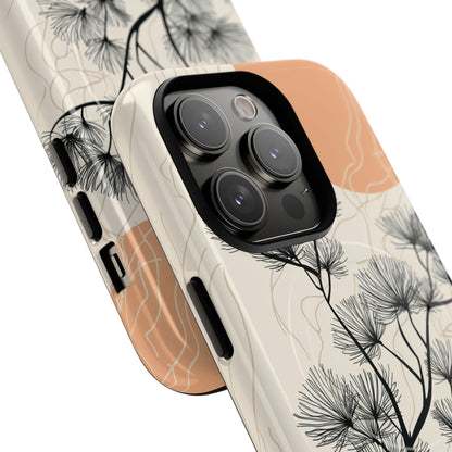 Spiky Tree Sunset iPhone 14 Pro Case - Tough+