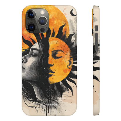 Sunlit Duality | Slim Phone Case for iPhone