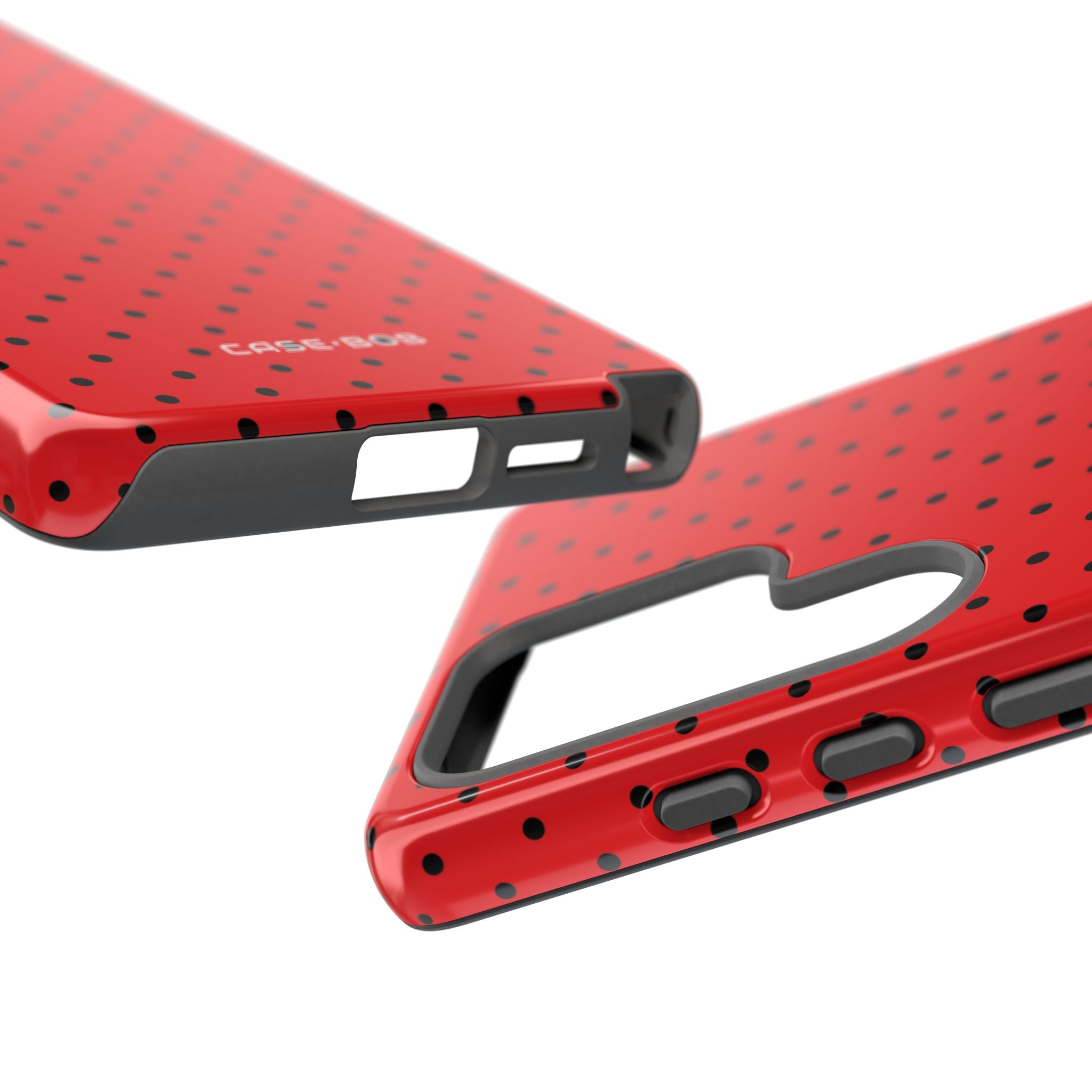 Crimson Dot Matrix Samsung S25 Ultra Case - Tough