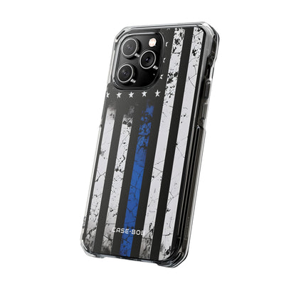 Blue Stripe Flag iPhone 14 Pro Max Case - Impact