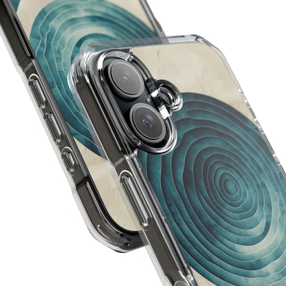 Waves Embrace Circles iPhone Case - Impact