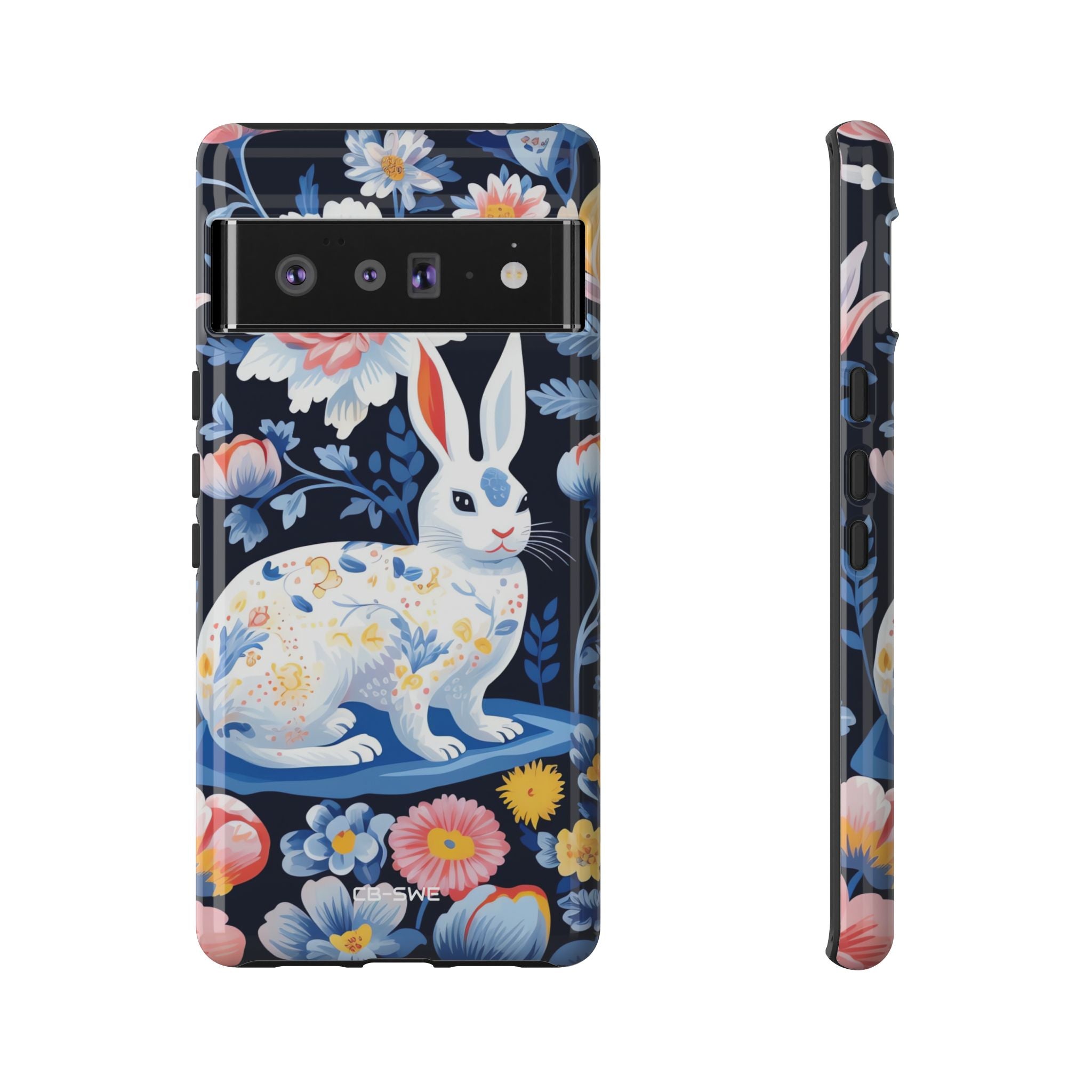 Floral Rabbit Dances - Google Pixel Case