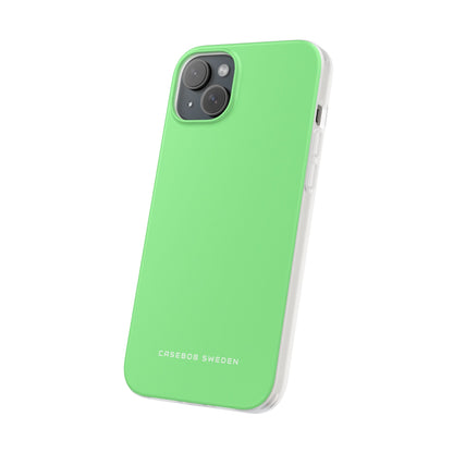 Light Green iPhone 15 - Flexi Phone Case