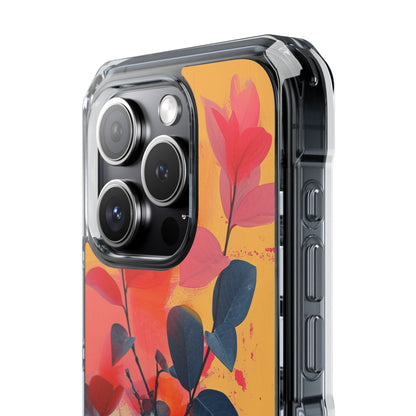 Vivid Floral Harmony iPhone 15 - Clear Impact Phone Case