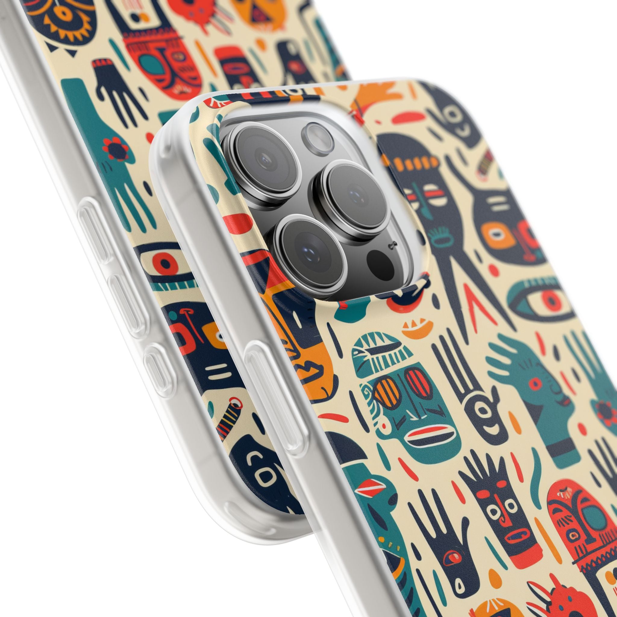 Vivid Faces iPhone 16 Pro Max Case - Soft