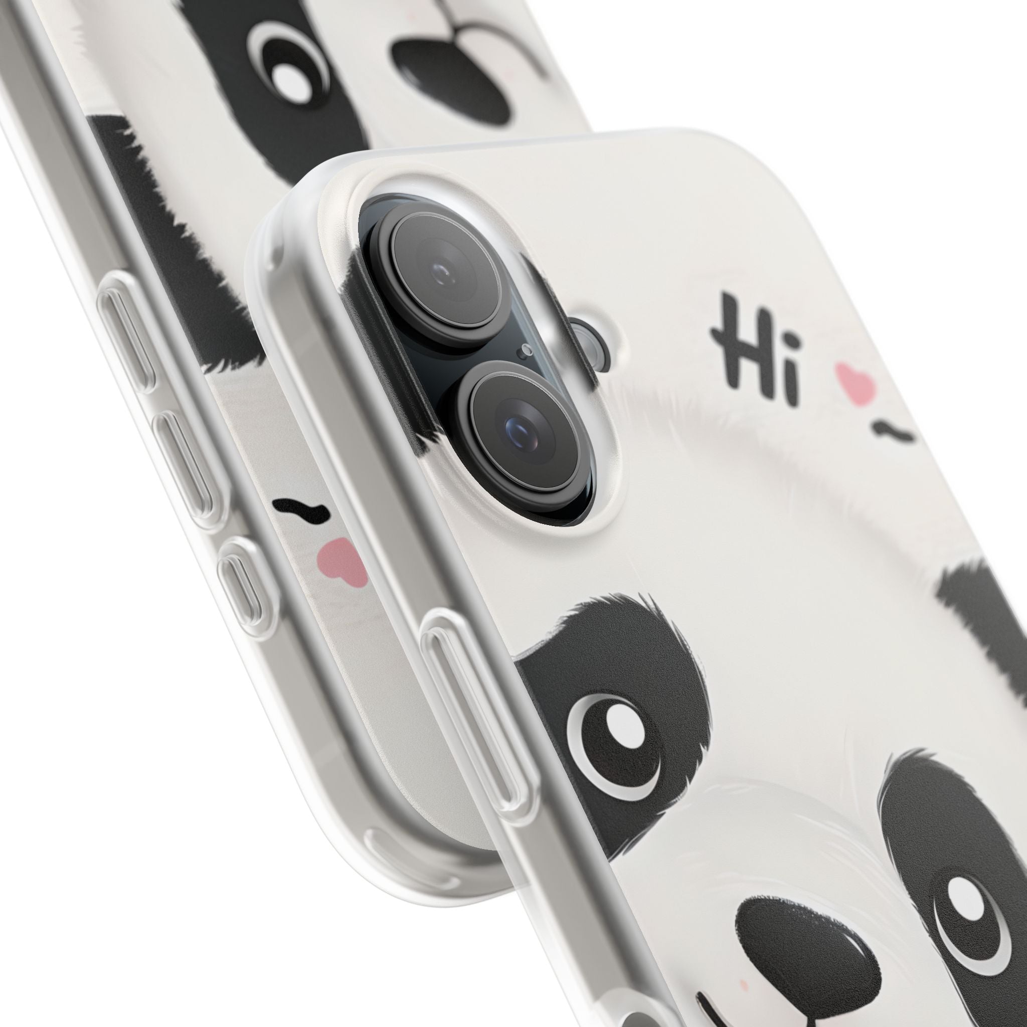 Panda Glow iPhone 16 Case - Soft