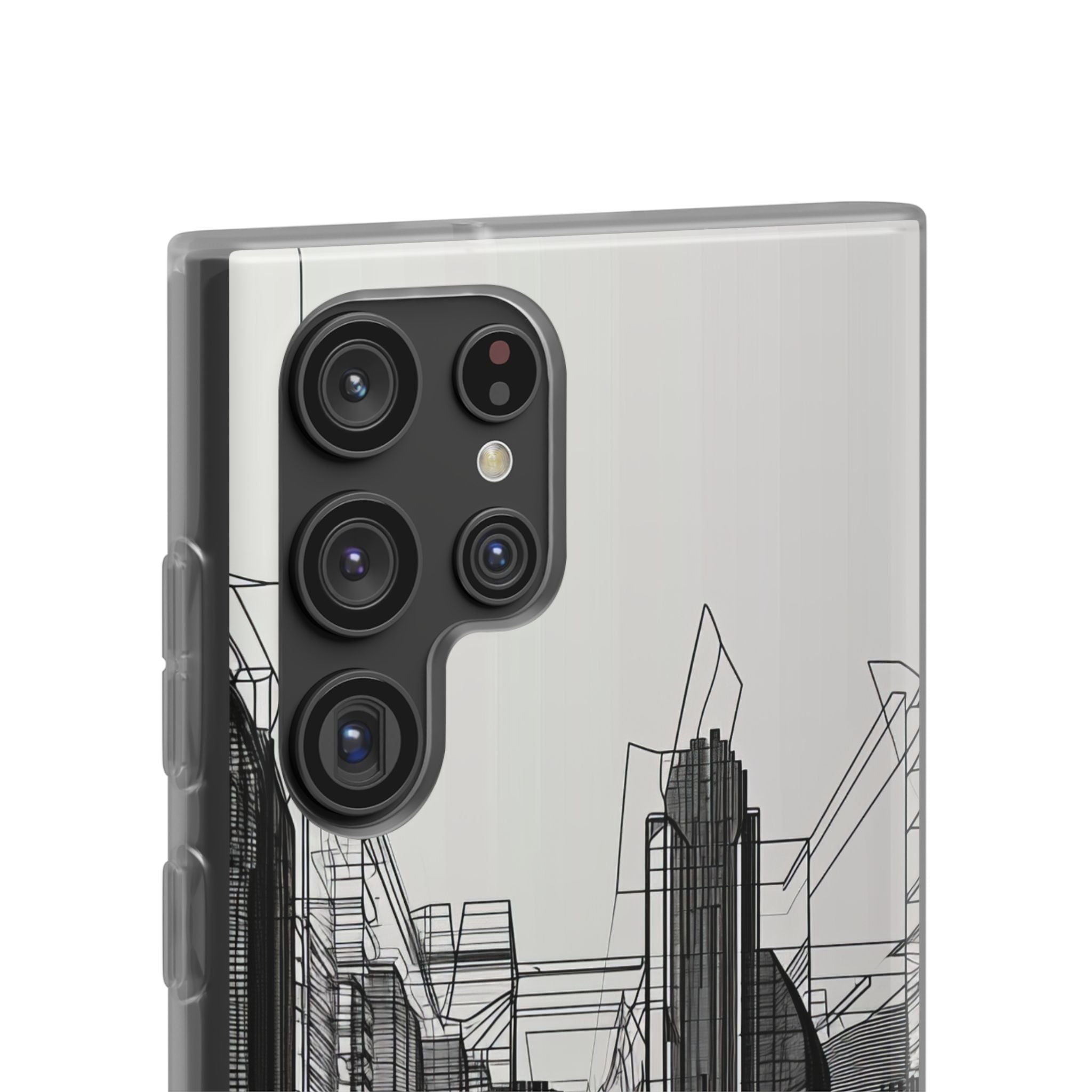 Urban Wireframe | Flexible Phone Case for Samsung Galaxy