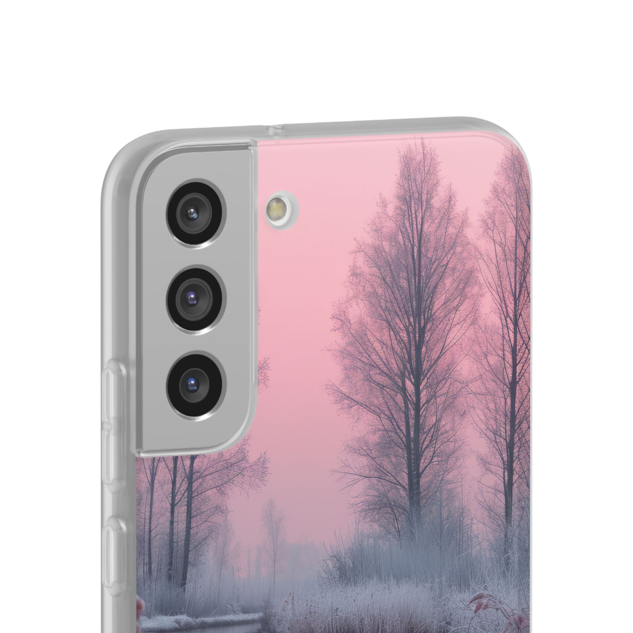 Pink Serenity Case - Flexi Samsung S22 Phone Case