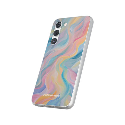 Dreamy Pastel Swirls - Flexi Samsung S23 Phone Case