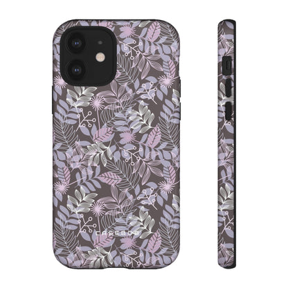 Dark Purple Leaf - Protective Phone Case