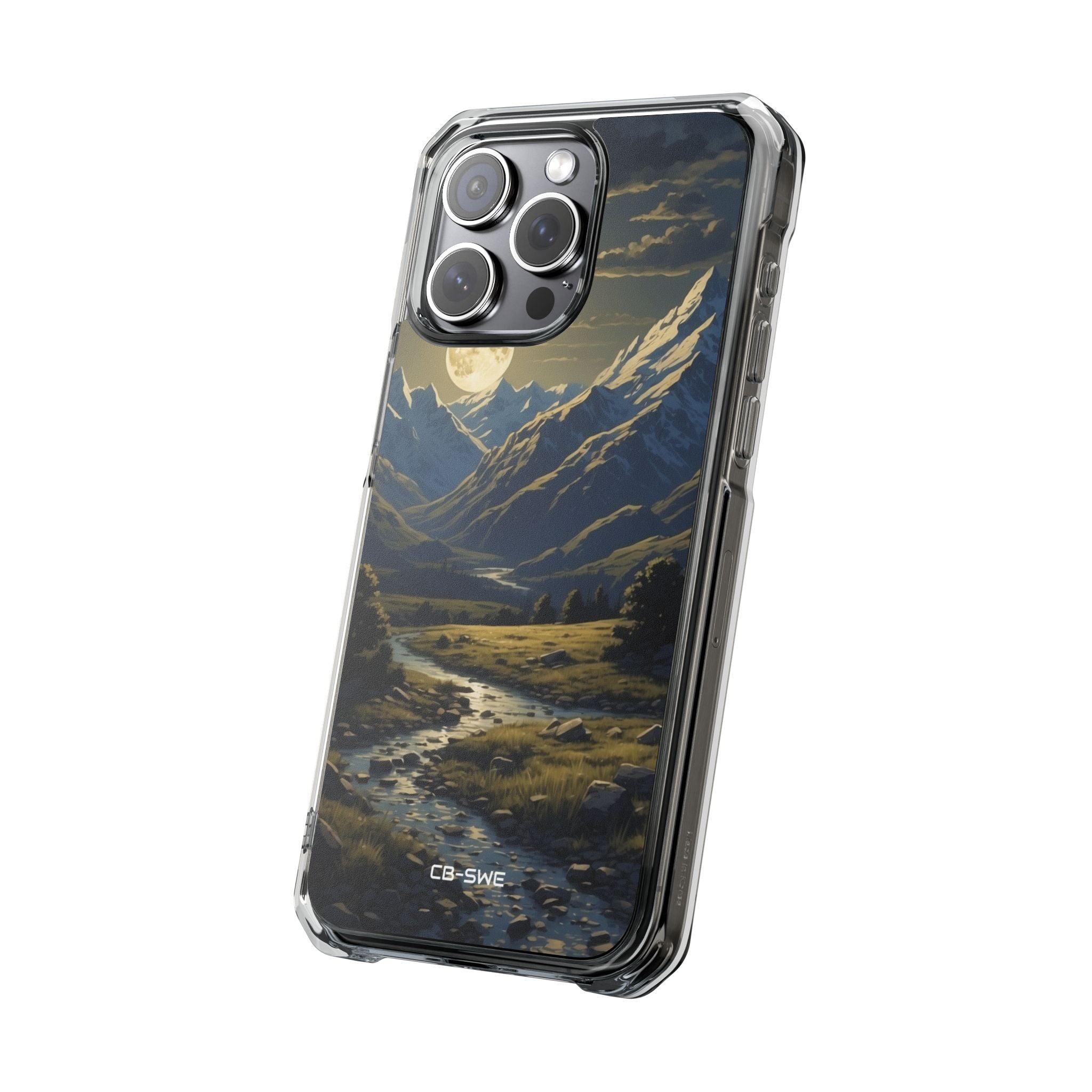 Moonlight Guides River iPhone Case - Impact