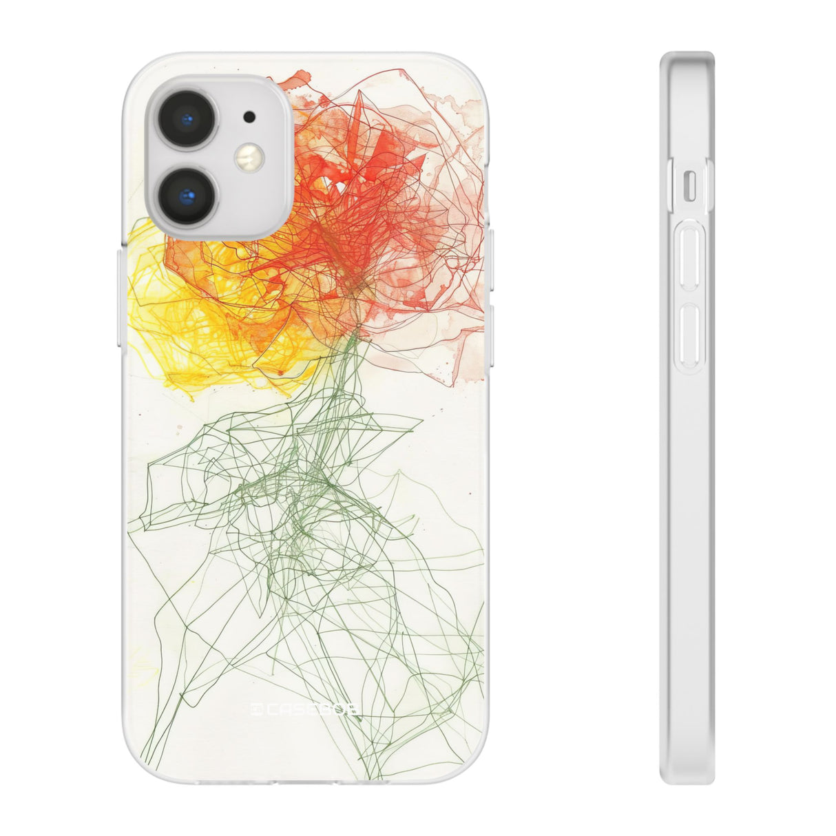 Fiery Blossom | Flexible Phone Case for iPhone