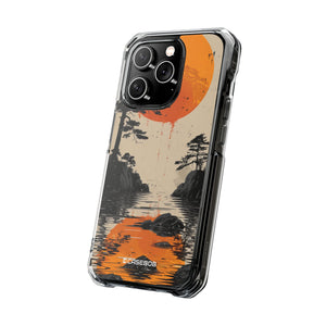 Sunkissed Serenity - Phone Case for iPhone (Clear Impact - Magnetic)